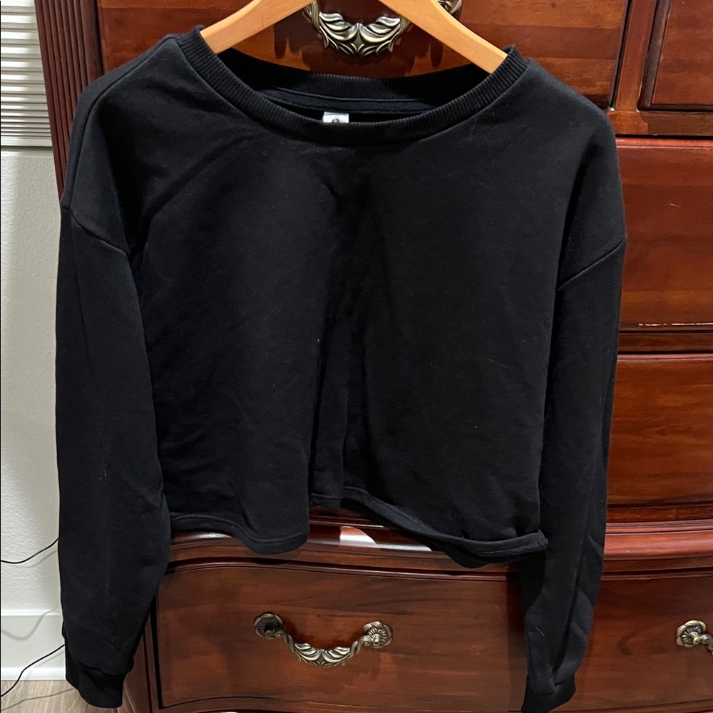 90 Degree By Reflex Black Crew Neck Sweater